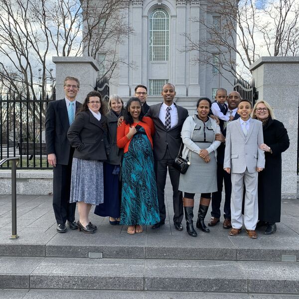 Family sealed at temple